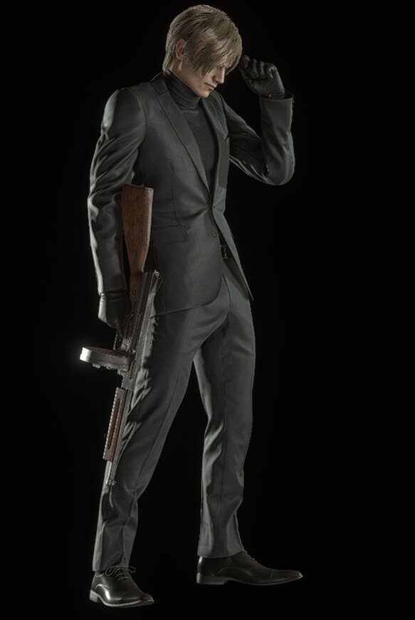 生化危机4重制版“Wesker Alt Suit for Romantic Leon”：威斯克西装用于里昂MOD