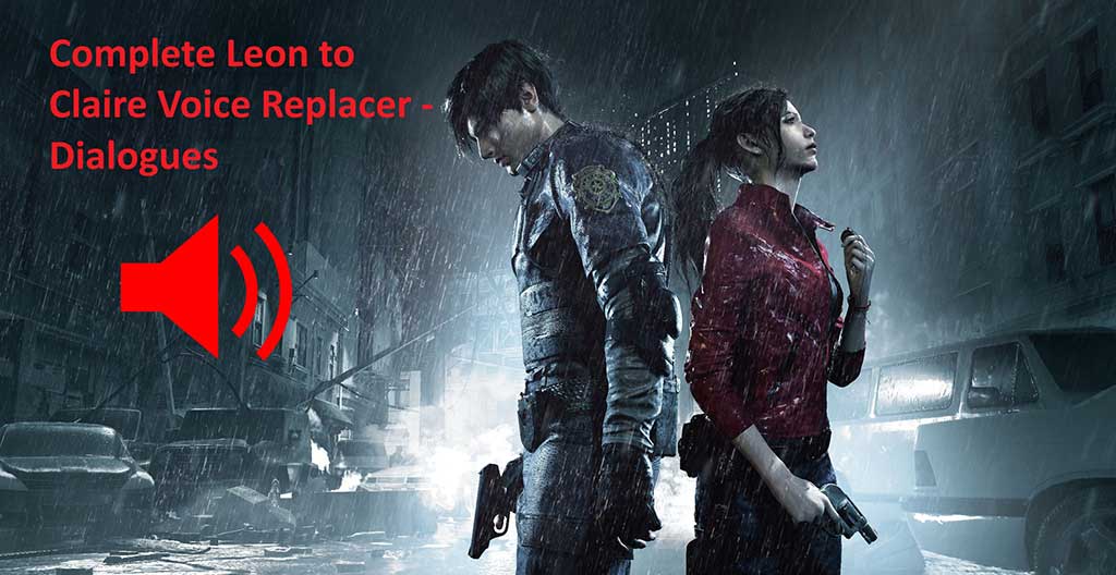 生化危机4重制版“Leon 2 Claire Voice Replacer”克莱尔语音对话完全替换里昂 MOD封面